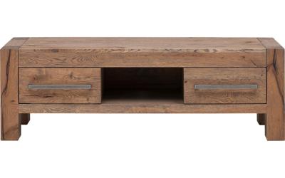 Goossens Tv Meubel Roots, 2 laden 1 open vak 45 cm diep