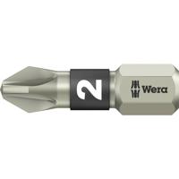 Wera 3855/1 TS PZ 2 X 25 MM 05071021001 Kruis-bit PZ 2 RVS D 6.3 1 stuk(s) - thumbnail