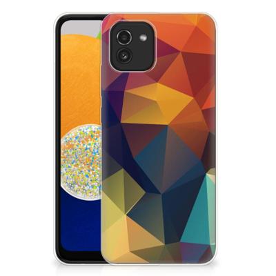 Samsung Galaxy A03 | TPU Hoesje | Polygon Color Samsung Galaxy A03 | TPU Hoesje | Polygon Color