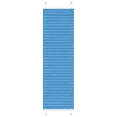 VidaXL Plissé rolgordijn 60x200 cm stofbreedte 59,4 cm polyester blauw VidaXL Plissé rolgordijn 60x200 cm stofbreedte 59,4 cm polyester blauw