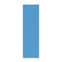 VidaXL Plissé rolgordijn 60x200 cm stofbreedte 59,4 cm polyester blauw - thumbnail