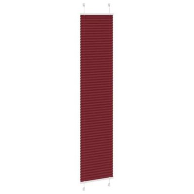 VidaXL Plissé rolgordijn 50x200 cm stofbreedte 49,4 cm bordeauxrood VidaXL Plissé rolgordijn 50x200 cm stofbreedte 49,4 cm bordeauxrood