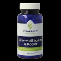 Vitakruid Zink Methionine & Koper Gluconaat 90 Vegetarische capsules - thumbnail