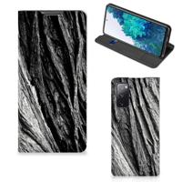 Book Wallet Case Samsung Galaxy S20 FE Boomschors Grijs - thumbnail