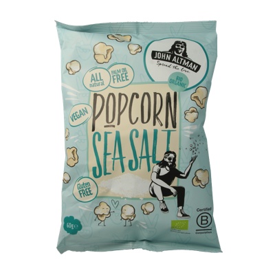 Popcorn sea salt bio 60 Gram Popcorn sea salt bio 60 Gram
