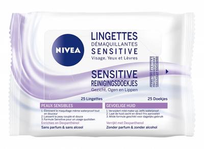 Nivea 3-in-1 Reinigingsdoekjes Gevoelige Huid