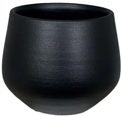 HS bloempot Petra 39x35cm zwart