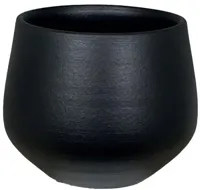 HS bloempot Petra 39x35cm zwart - thumbnail