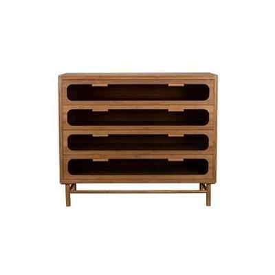 Dutchbone Ladekast 'Caroun' Bamboe, 88 x 105cm