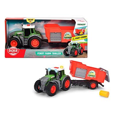 Dickie fendt tractor met trailer - thumbnail