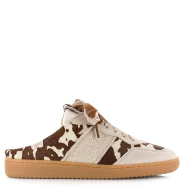 DWRS NOME cow hair on sand/off white Suede Dames
