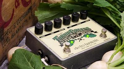 Electro Harmonix Turnip Greens overdrive en reverb effectpedaal