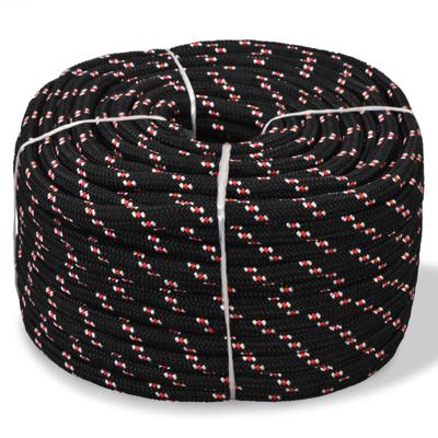 Boot touw 6 mm 500 m polypropyleen zwart Boot touw 6 mm 500 m polypropyleen zwart