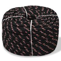 VidaXL Boot touw 6 mm 500 m polypropyleen zwart - thumbnail