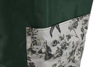 Tas Home ESPRIT Wit Groen Katoen 40 x 40 x 60 cm - thumbnail