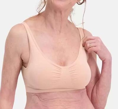 Naadloze BH&apos;s - Fleur Top - Bustier BH top - Basic bralette zwart en huidskleur