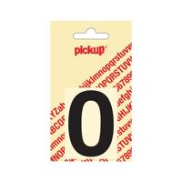 Deco cijfer 0 helvetica zwart 60 mm Pickup - Pickup - thumbnail