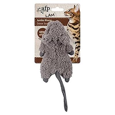 AFP JUMBO MUIS CRINKLE LAMSWOL MET CATNIP ASSORTI