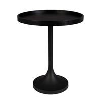 Zuiver Ronde Bijzettafel 'Jason' 46cm, kleur Zwart - thumbnail