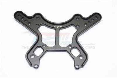 GPM - Aluminium Front Damper Plate - Black - Arrma 1/8 (ter vervanging van: AR330220) GPM - Aluminium Front Damper Plate - Black - Arrma 1/8 (ter vervanging van: AR330220)