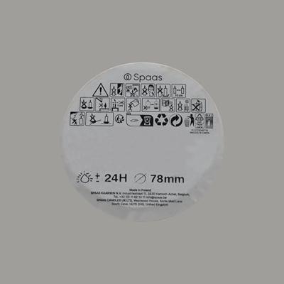 Bolkaars rustiek d8 cm lichtgrijs Spaas - Spaas