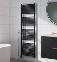Saqu Cole elektrische radiator 900W 60x180cm mat zwart - thumbnail