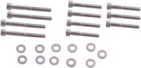 TNT Motorkap schroevenset screw set engine cover peugeot 50 chrome - thumbnail