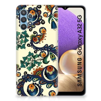 Siliconen Hoesje Samsung Galaxy A32 5G Barok Flower Siliconen Hoesje Samsung Galaxy A32 5G Barok Flower