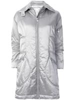 Chanel Pre-Owned Sports Line padded belted coat - Grey - thumbnail