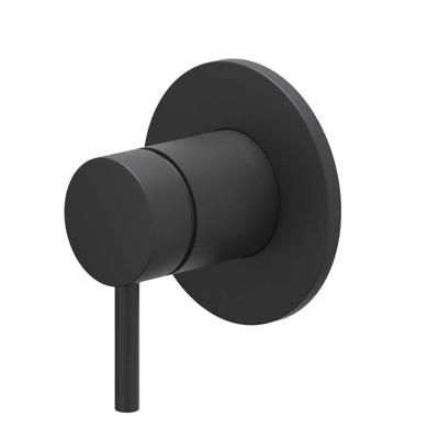 Afbouwdeel IVY Bond Inbouw douchemengkraan Met Ronde Rozet Mat Zwart PED Afbouwdeel IVY Bond Inbouw douchemengkraan Met Ronde Rozet Mat Zwart PED