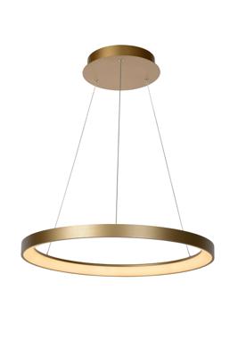 Lucide VIDAL - Hanglamp - Ø 58 cm - LED Dimb. - 1x48W 2700K - Mat Goud / Messing Lucide VIDAL - Hanglamp - Ø 58 cm - LED Dimb. - 1x48W 2700K - Mat Goud / Messing