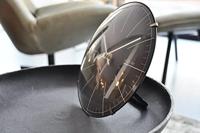 NeXtime NE-3506ZW Wandklok Big Stripe Ø20 Glas Zwart - thumbnail