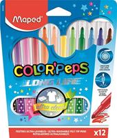 Maped Viltstift Color'Peps 12 stiften in een kartonnen etui - thumbnail