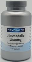 Nova Vitae Lijnzaadolie 1000mg puur (flaxseed oil) 120 Capsules - thumbnail