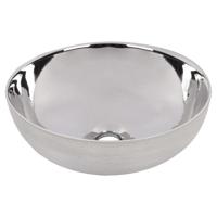 Waskom Differnz Shine Zilver/Wit 40 x 13,5 cm - thumbnail