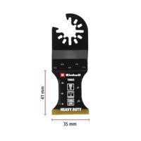 Einhell 708063 Tauchsägeblatt HM-TI, 35mm Bimetaal Multitool toebehorenset 35 mm 1 stuk(s) - thumbnail