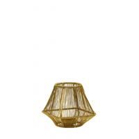 Light & Living theelichthouder metaal mutex 12x12x12cm brons - thumbnail