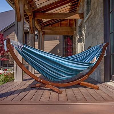 Vivere C8SPCT-34 hangmat Framehangmat Katoen, Grenenhout Blauw Vivere C8SPCT-34 hangmat Framehangmat Katoen, Grenenhout Blauw