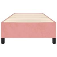 Bedframe fluweel roze 90x200 cm - thumbnail