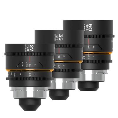 Laowa Nanomorph S35 Bundle (27,35,50mm) (Amber) (Cine) Arri PL/EF
