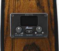 Ibanez AEG74 Mahogany Sunburst High Gloss elektrisch-akoestische westerngitaar - thumbnail