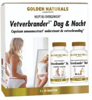 Golden Naturals Golden Naturals Vetverbrander Dag & Nacht 2 X 30 (60tb) - thumbnail