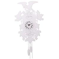 NeXtime klok 2988 cuckoo weeble, 41x21 cm, wall, white - thumbnail
