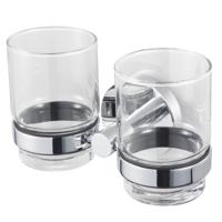 Haceka Pro2000 Dubbele glashouder chroom 1190855 - thumbnail