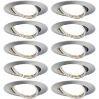 Paulmann 93399 LED-inbouwlamp LED GU10 IJzer (geborsteld) - thumbnail