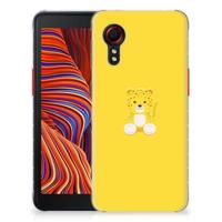 Samsung Galaxy Xcover 5 Telefoonhoesje met Naam Baby Leopard - thumbnail
