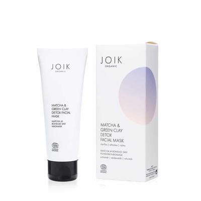 Joik Organics Facial mask matcha & green clay detox 75 Milliliter Joik Organics Facial mask matcha & green clay detox 75 Milliliter