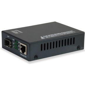 LevelOne Gigabit RJ45 naar SFP mediaconverter, PoE PSE