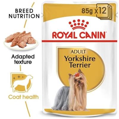 Royal Canin Yorkshire Terrier Adult natvoer hondenvoer 12x85g - thumbnail