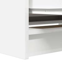 Tv-meubel 80x35x54 cm spaanplaat wit - thumbnail